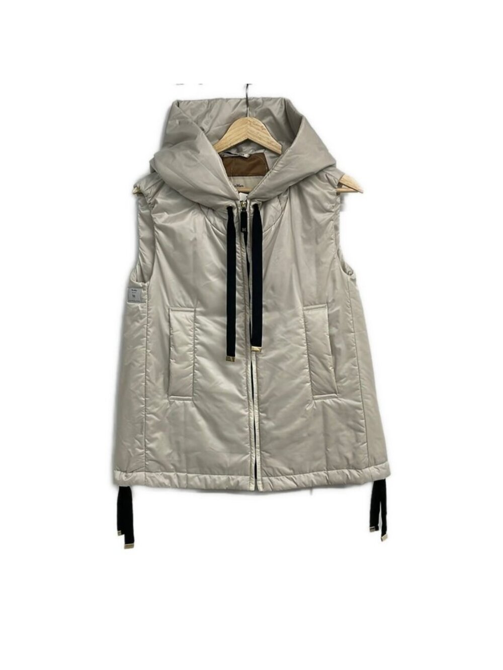 Max Mara Vest XS Beige Interior Cotton the Cube 34